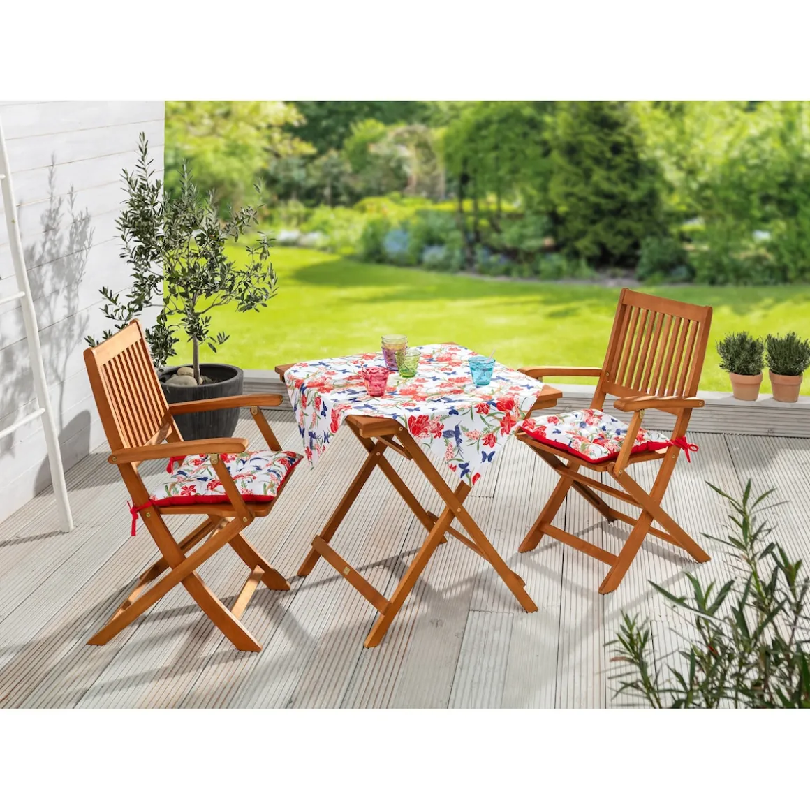 Wendesitzkissen „Paradies“, 2 Stück