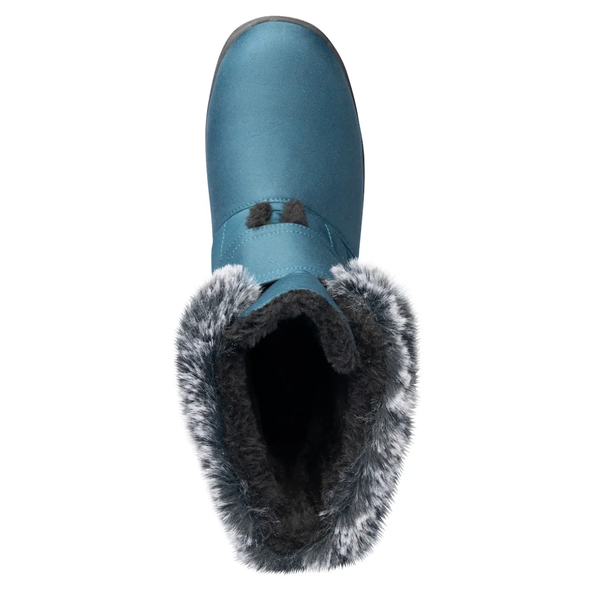 Winterstiefelette mit Spikes & Klett „Monika“ petrol