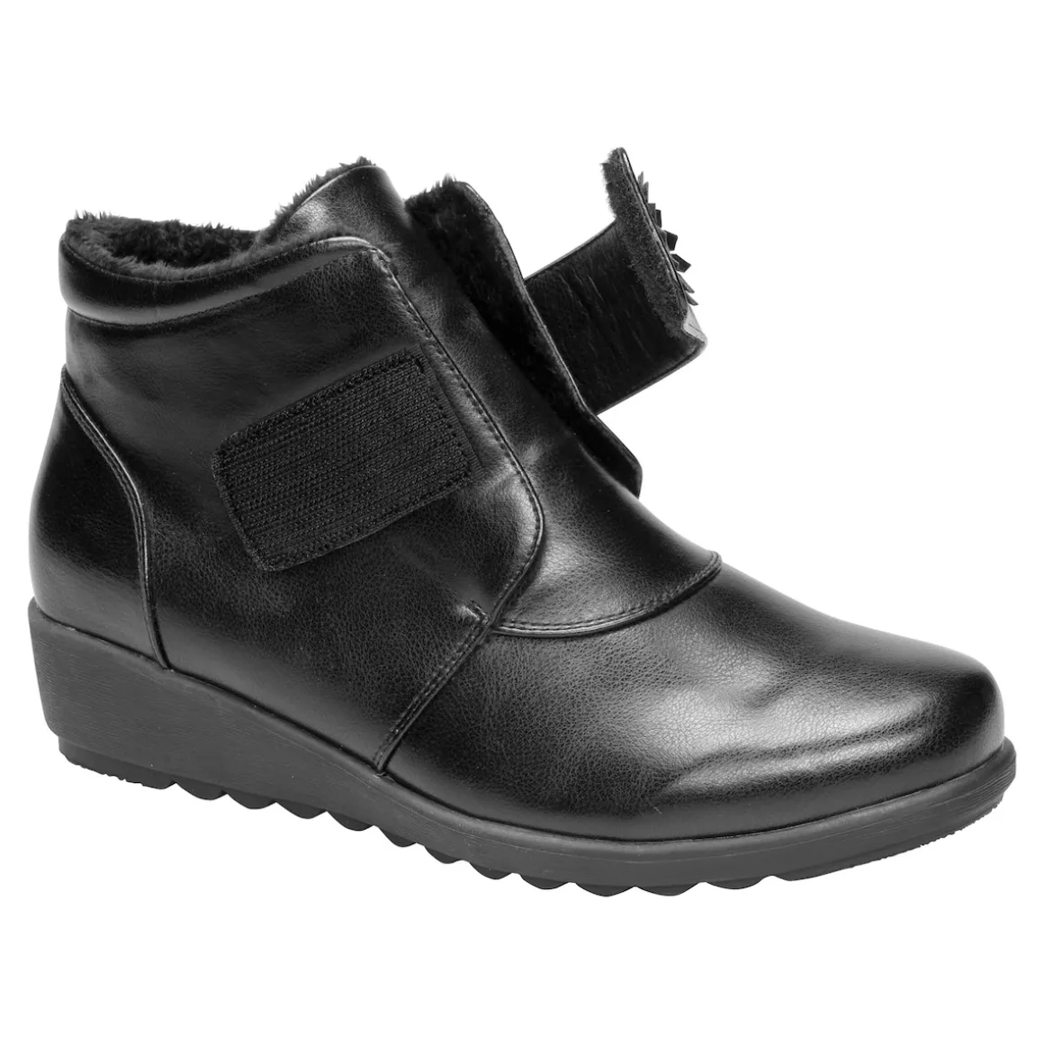 Wärme-Klettstiefelette „Beatrice“ schwarz