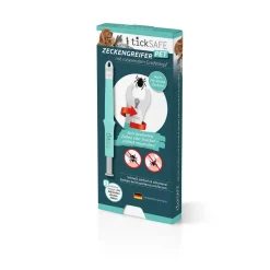 Zeckengreifer tickSAFE, Tier, mit rotierendem Greiferkopf