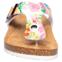 Zehen-Klettpantolette „Tropical“